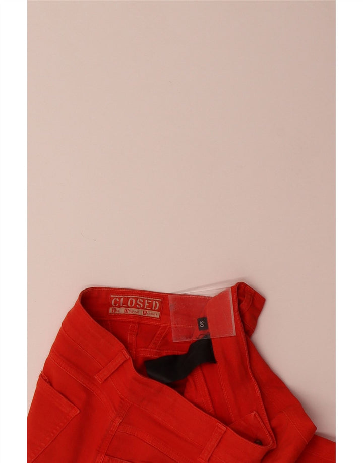CLOSED Womens Skinny Jeans W30 L34 Orange