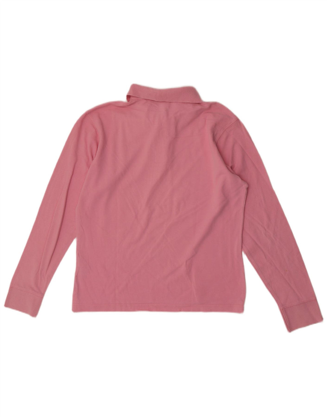 Polo da uomo a maniche lunghe North Sails Large in cotone rosa