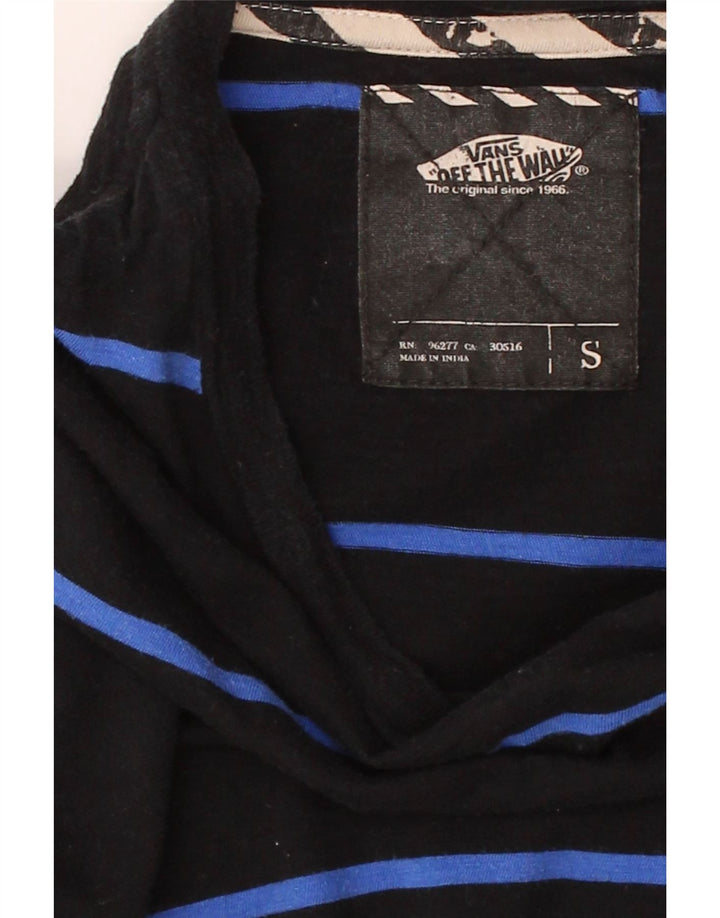 VANS Mens T-Shirt Top Small Black Striped Vintage Vans and Second-Hand Vans from Messina Hembry 