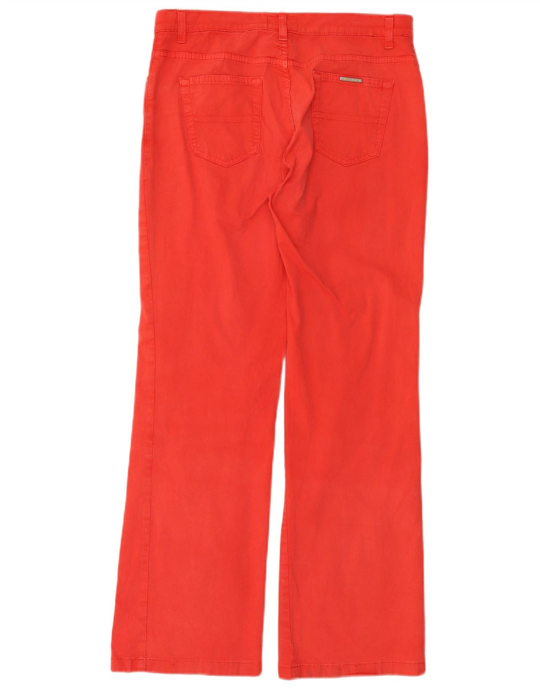 Pantaloni Casual Bootcut Donna Trussardi W29 L29 Cotone Rosso