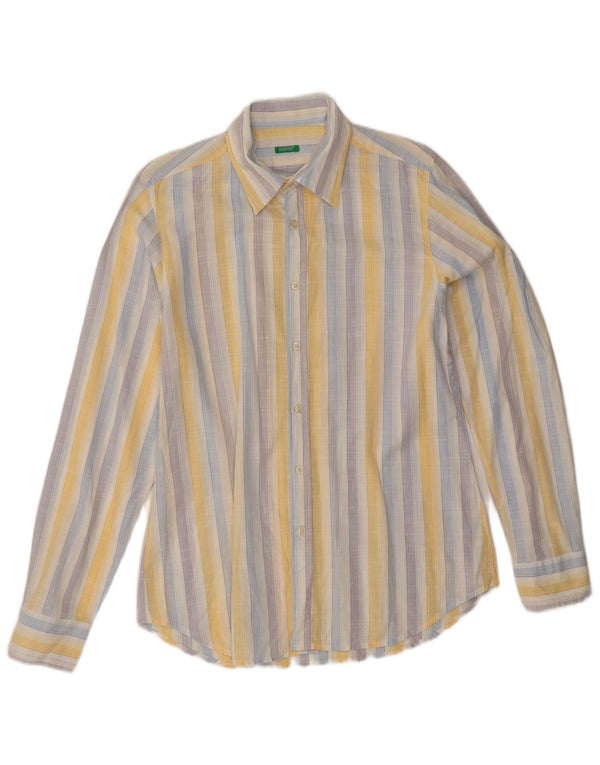 Camicia Benetton Uomo Righe Medie Multicolore