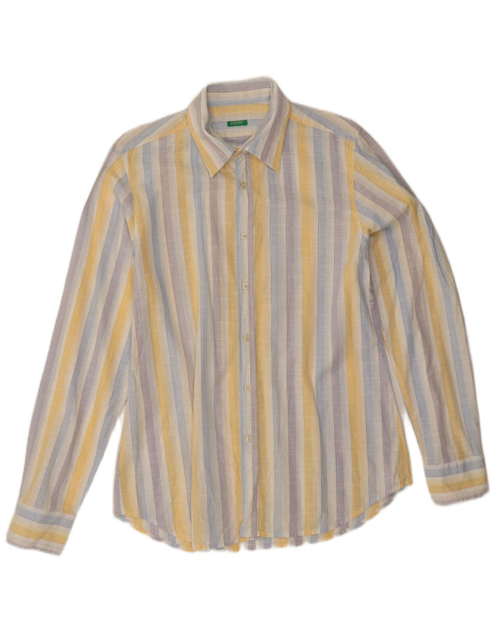 Camicia Benetton Uomo Righe Medie Multicolore