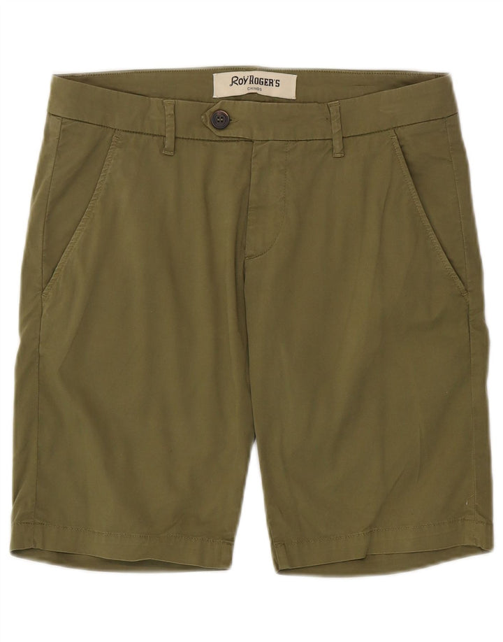 Pantaloncini chino da uomo Roy Rogers W31 cotone kaki medio