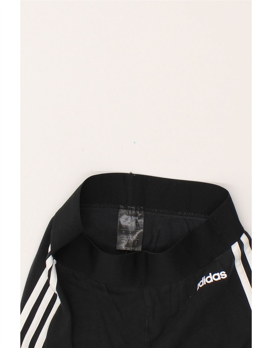 ADIDAS Womens Leggings UK 8/10 Small  Black Cotton Vintage Adidas and Second-Hand Adidas from Messina Hembry 