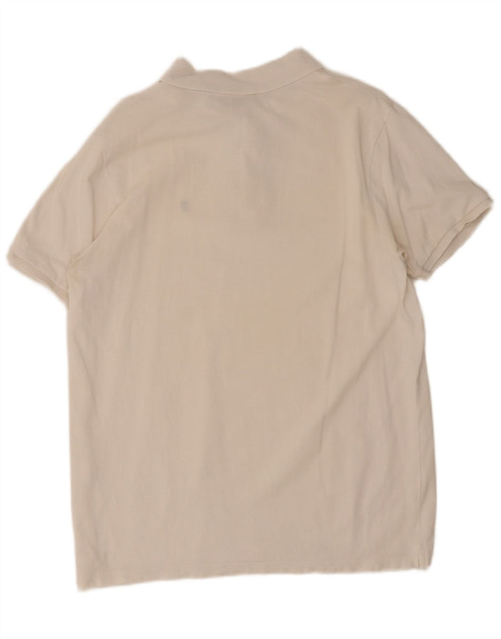 Polo da uomo Rifle XL in cotone bianco