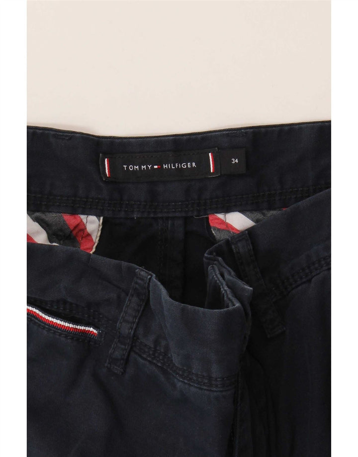 Pantaloncini cargo da uomo Tommy Hilfiger W34 Large Blu Navy