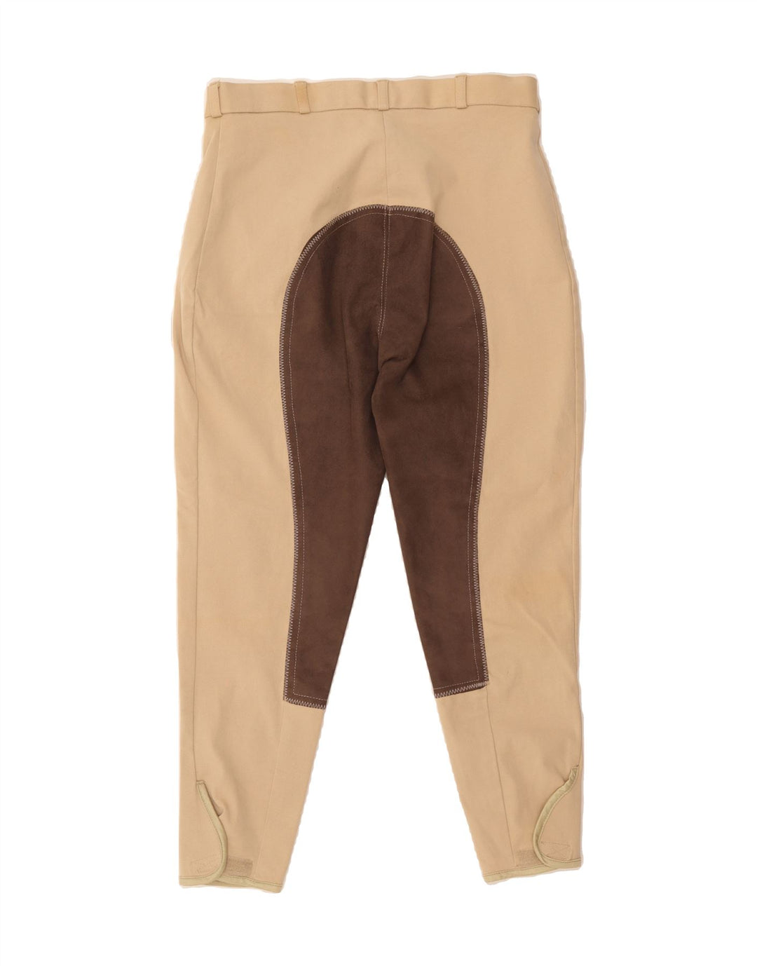 FEROTI Womens Tapered Cropped Trousers EU 40 Medium W30 L26 Beige Vintage Feroti and Second-Hand Feroti from Messina Hembry 