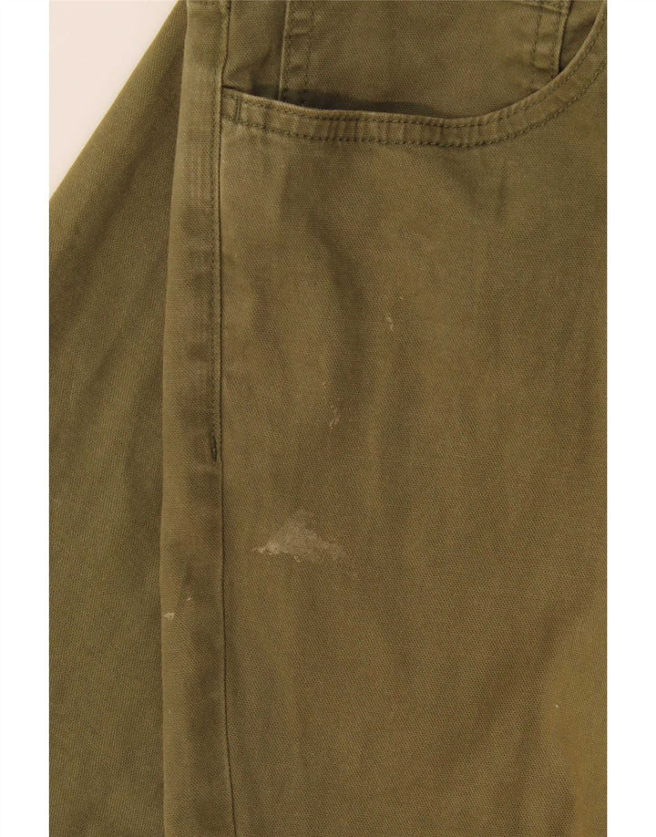 Pantaloni casual slim da uomo Ted Baker W32 L29 cotone kaki