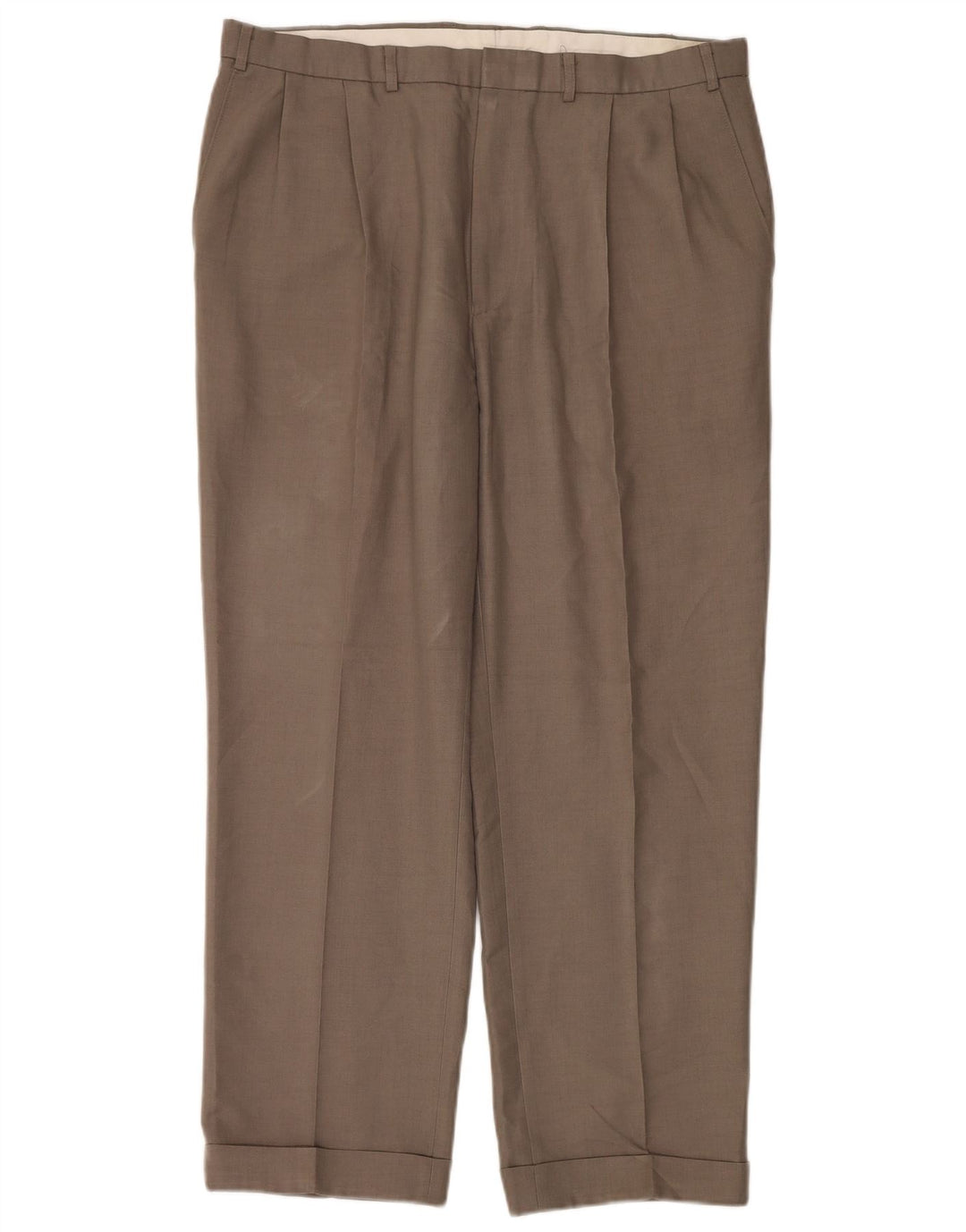 Pantaloni casual con pegging Marks & Spencer da uomo St. Michael W38 L29 Marrone