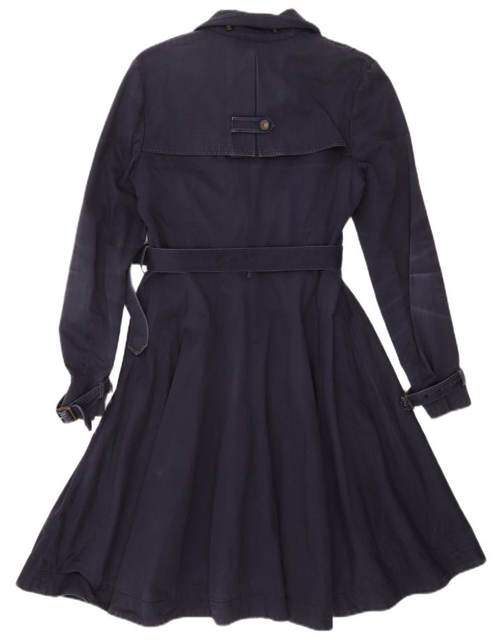 Trench da donna Hobbs UK 12 cotone medio blu navy