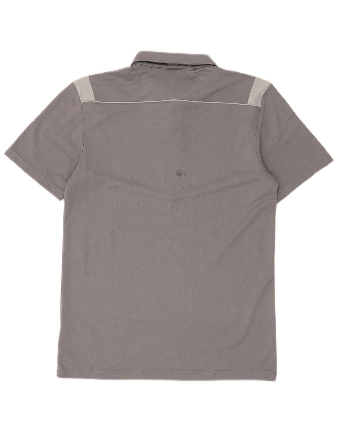 Polo Adidas Climalite da uomo piccola in poliestere color block grigio
