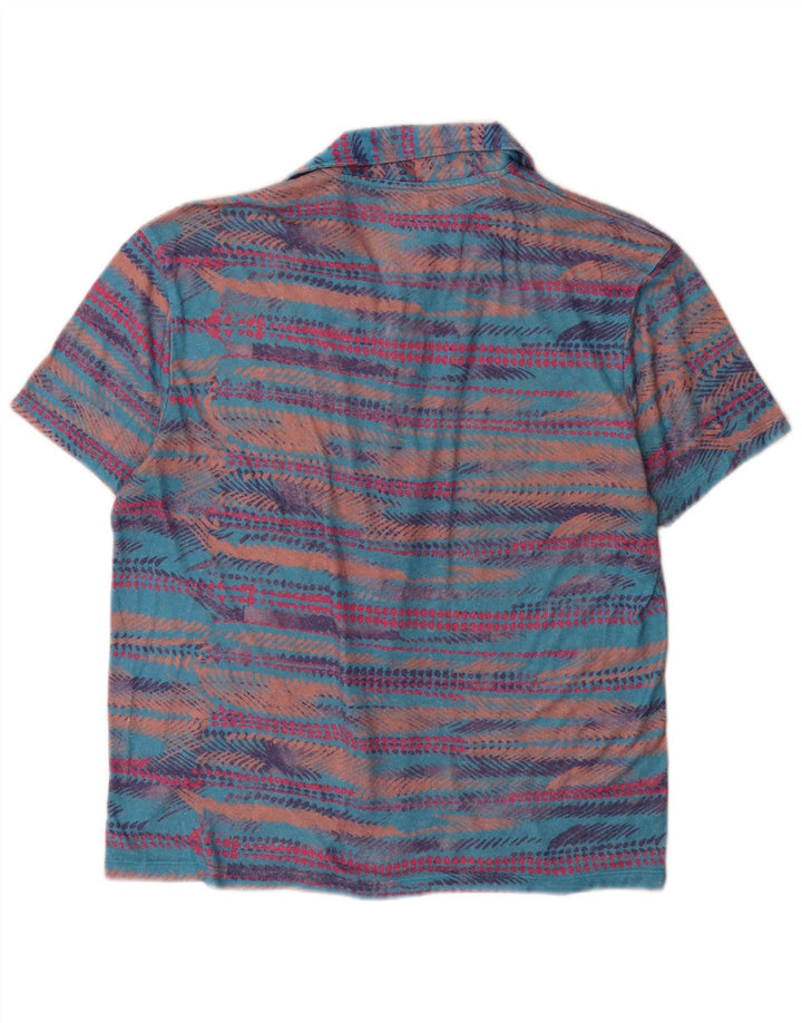 Camicia Zara da uomo a maniche corte a righe multicolori medie