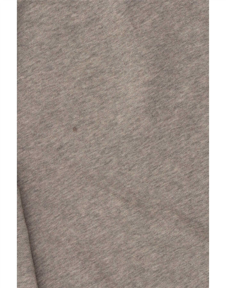 Felpa con grafica Nike da uomo, piccola, in cotone grigio screziato