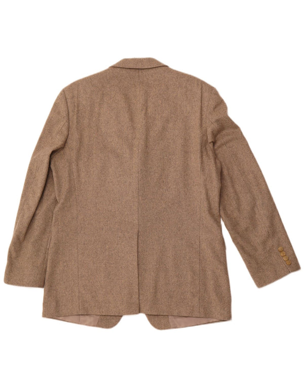 Giacca blazer Rossellini da uomo HUGO BOSS IT 52 XL Marrone a spina di pesce