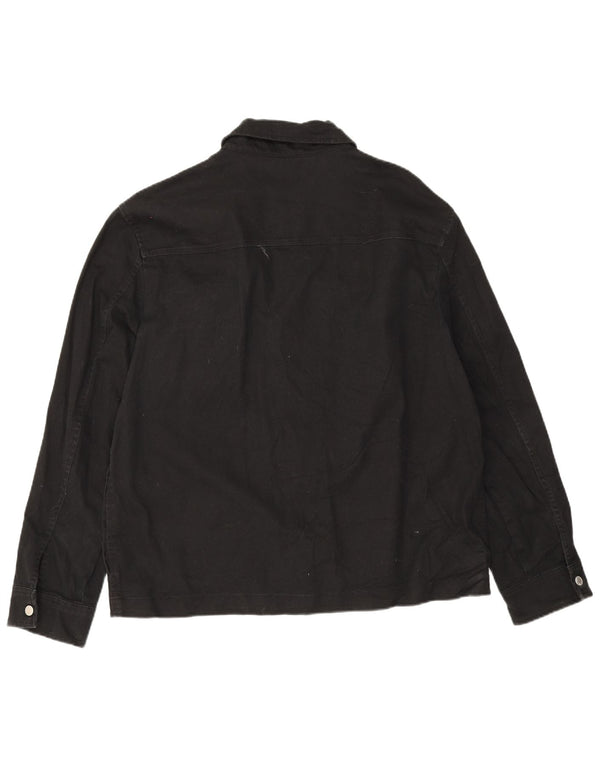 Giubbotto bomber da uomo Zara UK 42 XL cotone nero