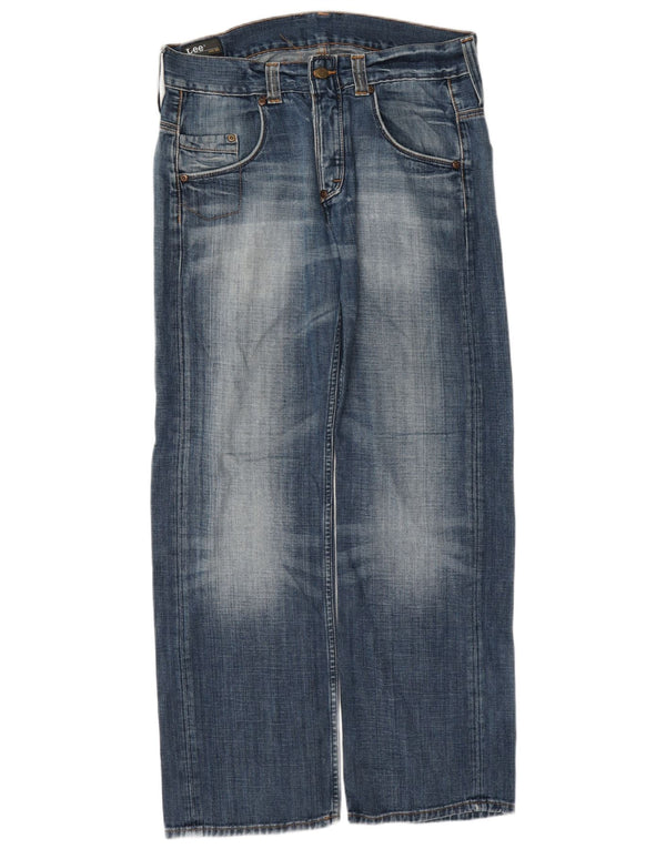 Orologio Lee Grant da uomo Jeans a gamba larga W30 L32 in cotone blu