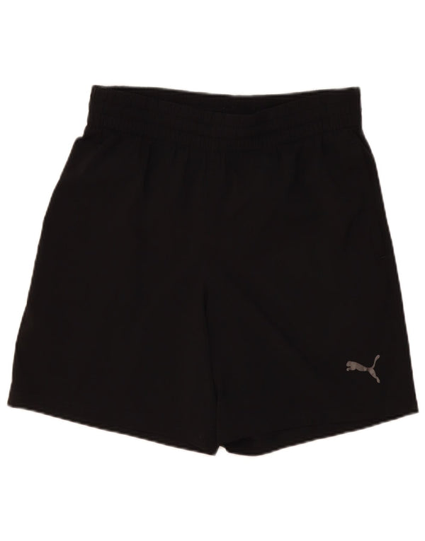 Pantaloncini sportivi da uomo Puma Small neri in poliestere