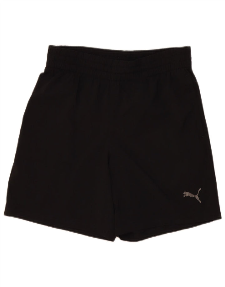 Pantaloncini sportivi da uomo Puma Small neri in poliestere