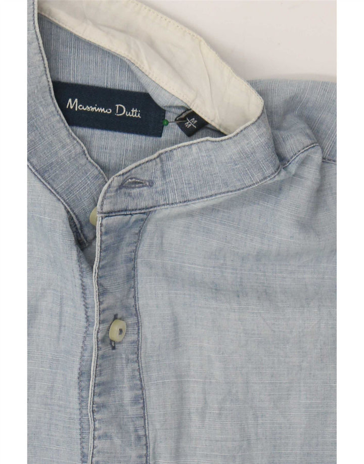 Camicia da uomo Massimo Dutti Blu medio