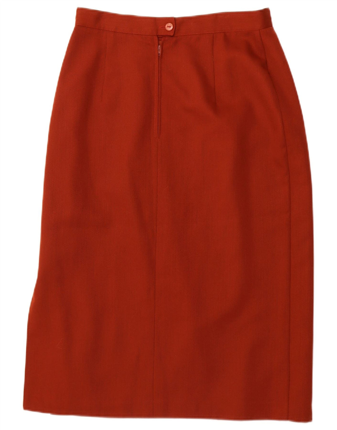 Gonna midi a vita alta da donna KELLO UK 14 Large W28 Poliestere arancione