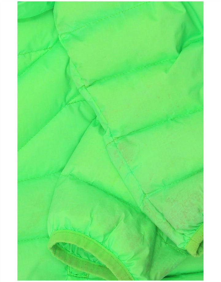 Giacca imbottita con cappuccio Diesel da bambino 10-11 anni in nylon verde