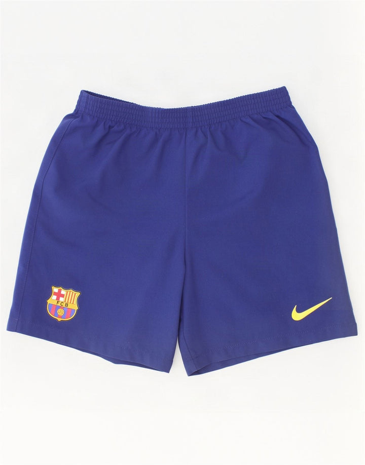 Pantaloncini sportivi Nike da ragazzo Barcelona 7-8 anni XL blu navy poliestere