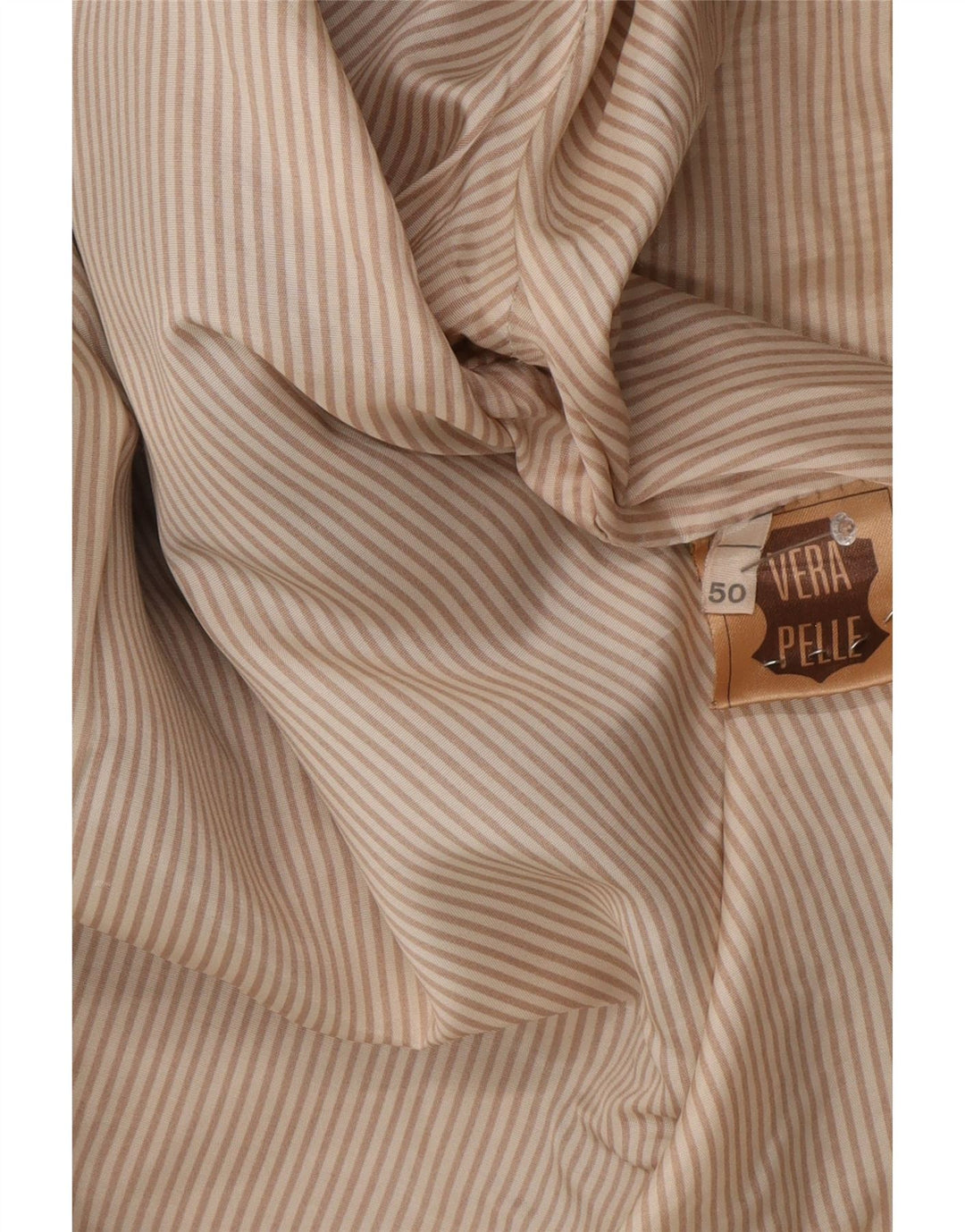 Giubbotto bomber vintage in pelle scamosciata da uomo IT 50 grande in pelle marrone