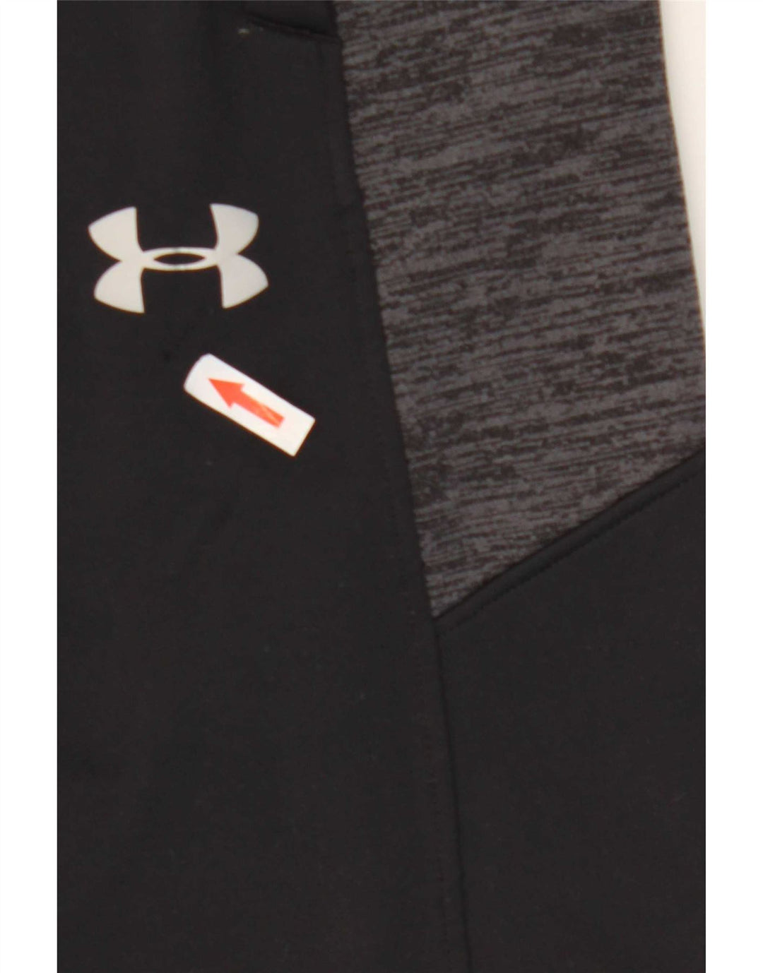 Pantaloncini sportivi Under Armour da uomo Cold Gear piccoli in poliestere chiazzato nero