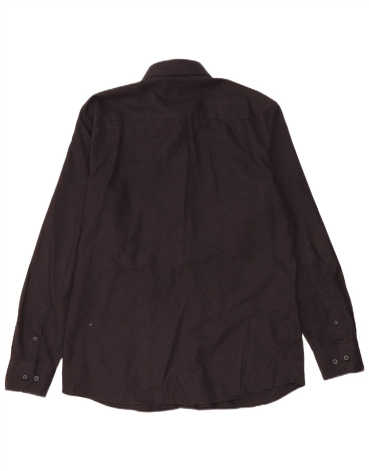 Camicia Uomo Massimo Dutti Large Nera In Cotone