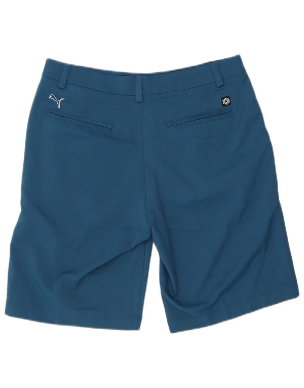 Pantaloncini chino da uomo Puma W34 Large blu in poliestere