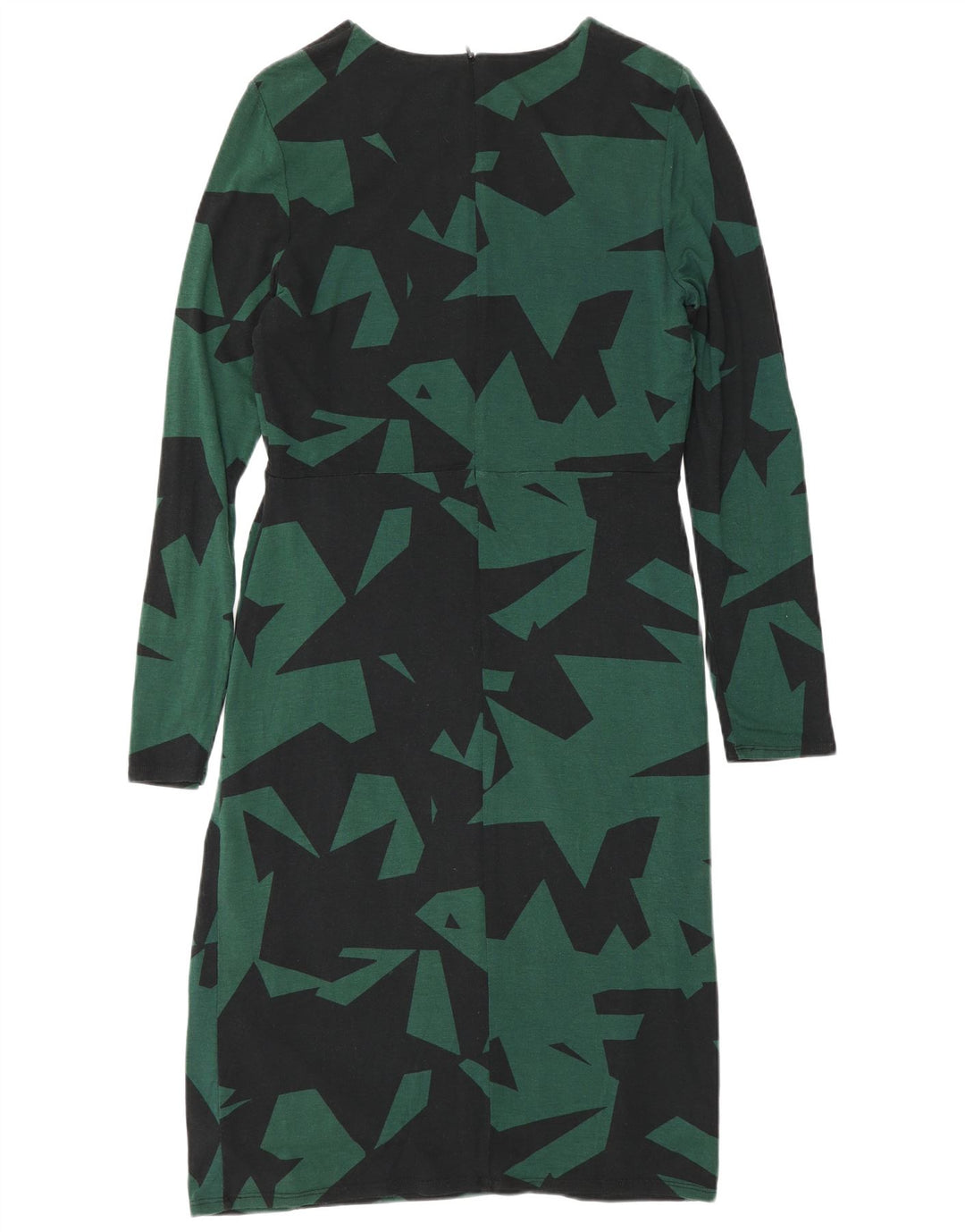 Abito tubino a maniche lunghe da donna Phase Eight UK 14 Verde medio geometrico
