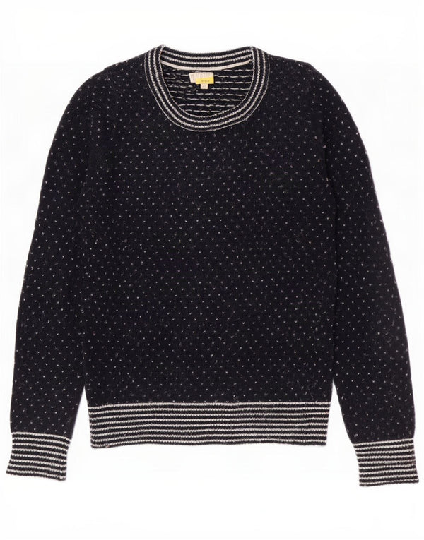 Hobbs Maglione da donna oversize con scollo a barca UK 6 XS Gessato blu navy