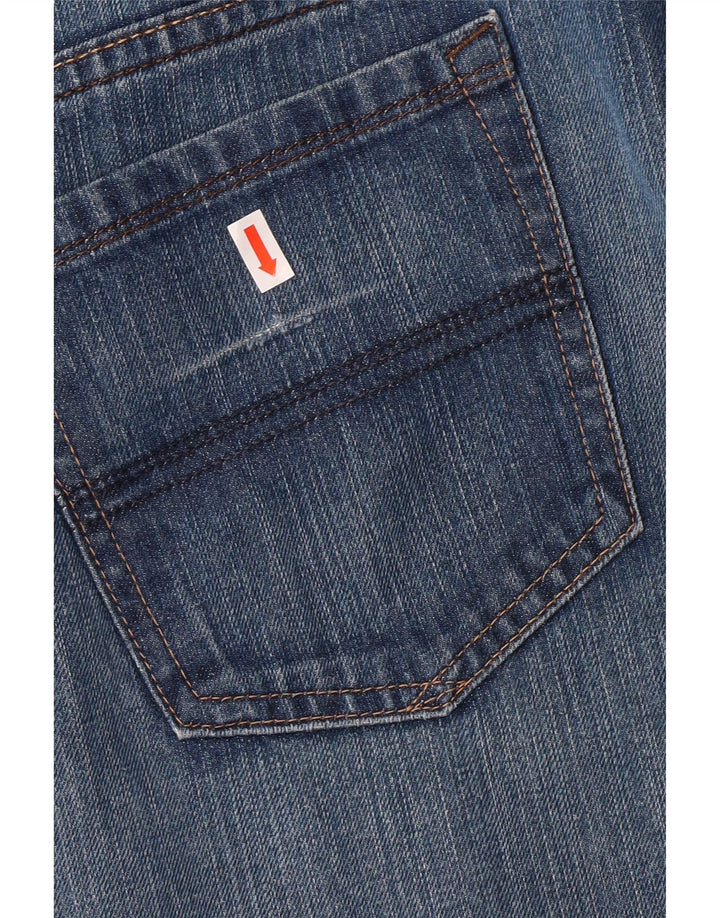 Jeans dritti da uomo Marks & Spencer Blue Harbour W40 L29 cotone blu