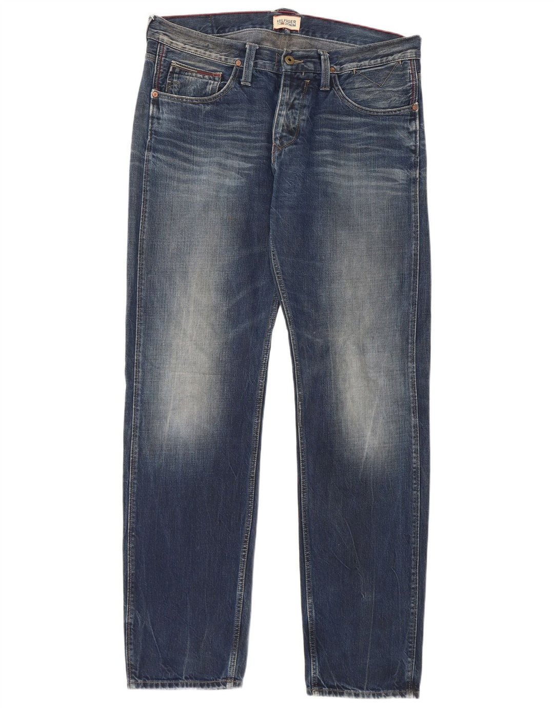Jeans dritti da uomo Tommy Hilfiger W34 L34 Blu