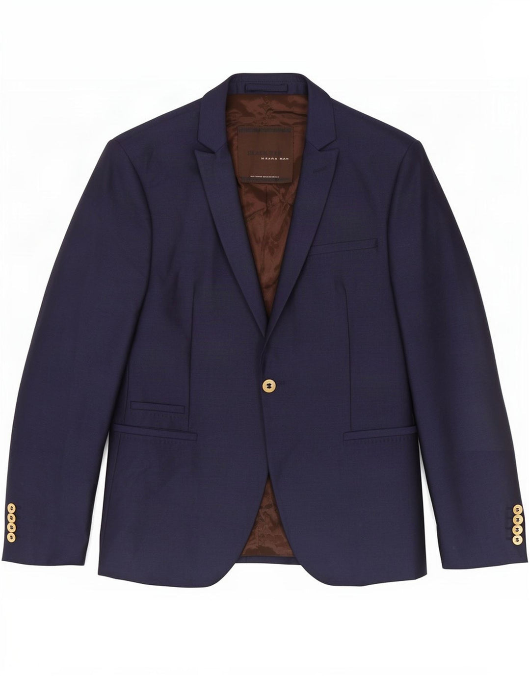 Giacca blazer da uomo a 1 bottone Zara EU 48 blu navy medio