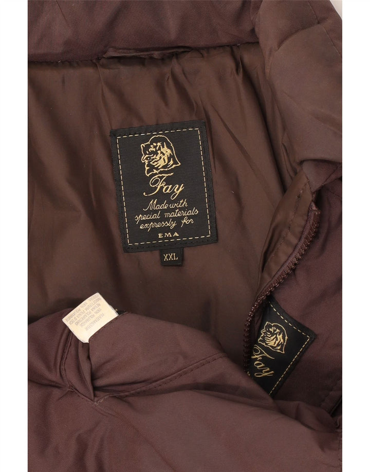 Giacca imbottita da donna Fay UK 44 2XL Poliammide marrone