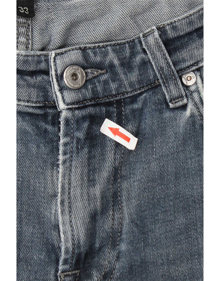Jeans dritti da uomo Roy Rogers W33 L31 cotone blu