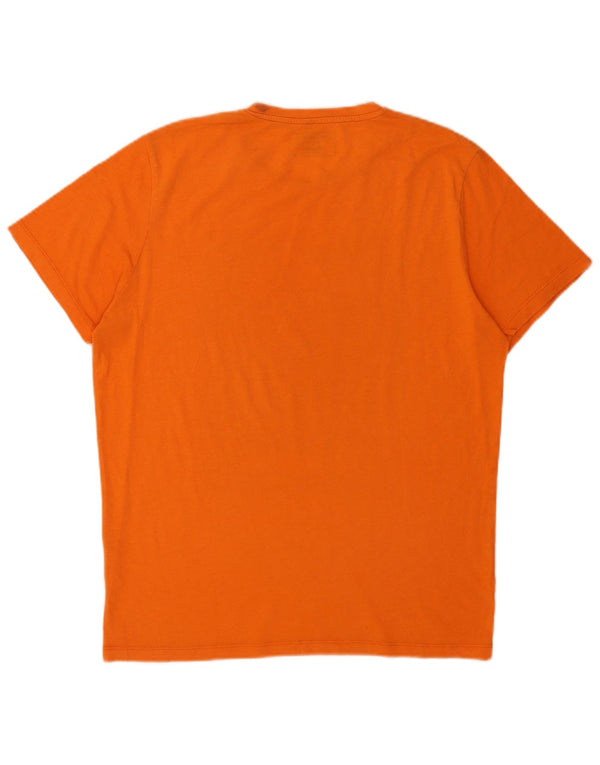 Jack & Jones T-shirt grafica da uomo con vestibilità regolare, taglia grande, arancione