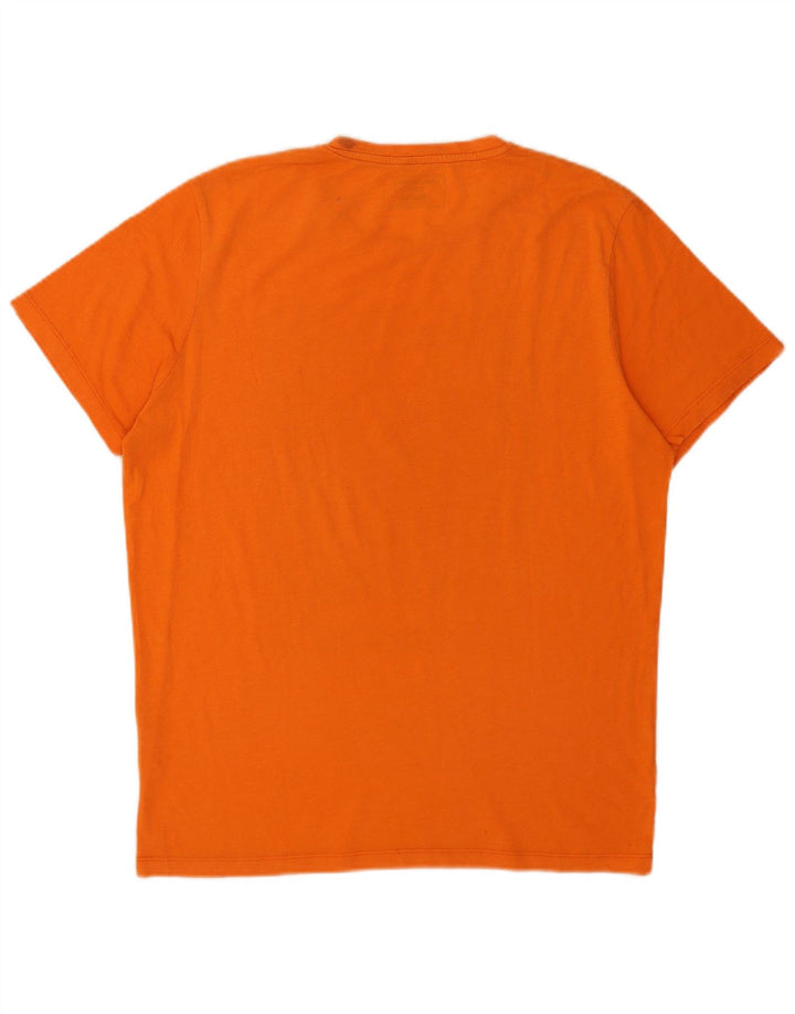 Jack & Jones T-shirt grafica da uomo con vestibilità regolare, taglia grande, arancione