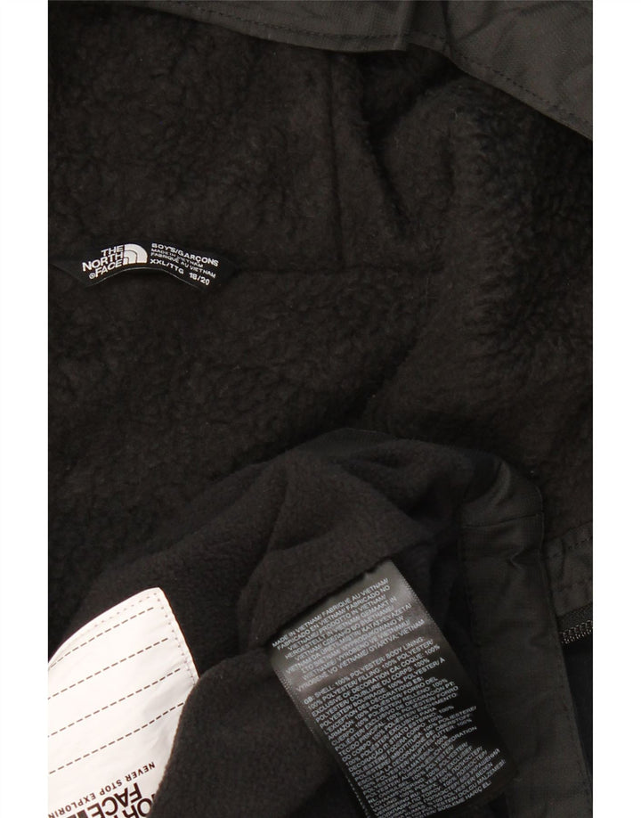 Giacca a vento con cappuccio THE NORTH FACE per ragazzi 15-16 anni 2XL Nera