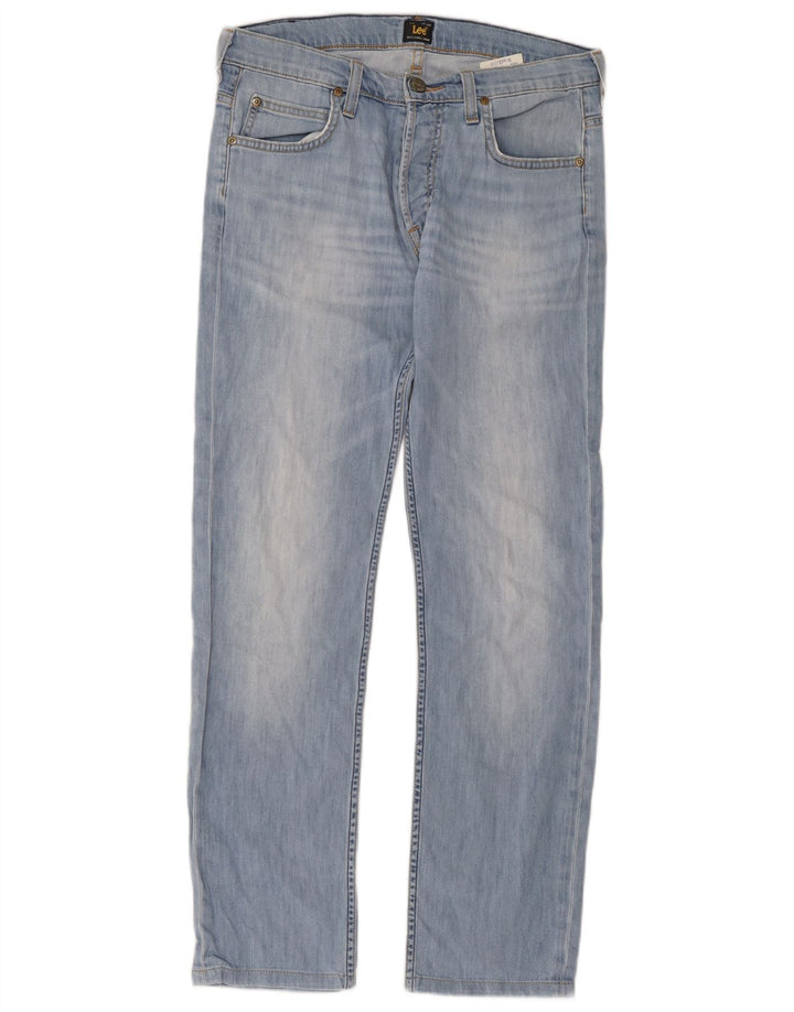 Jeans slim da donna Lee W31 L34 cotone blu