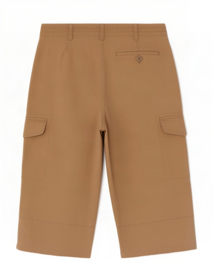 Bermuda cargo da uomo Marks & Spencer W30 cotone beige medio
