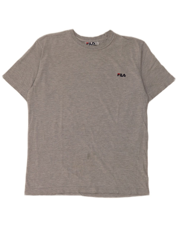 T-shirt Fila Uomo Top IT 50 Cotone Grigio Medio