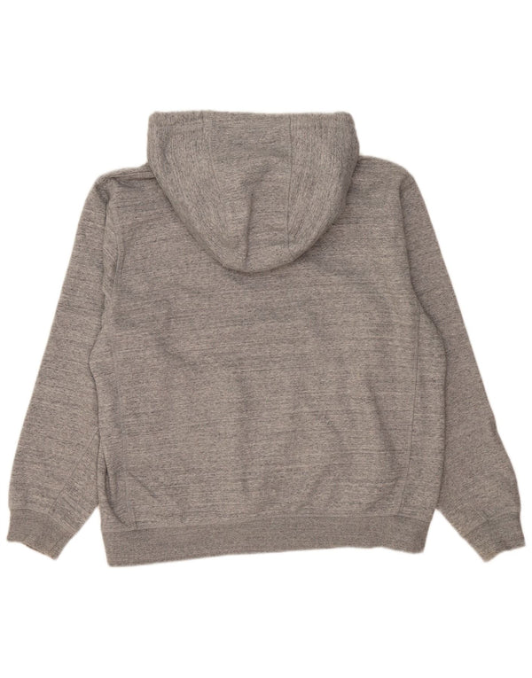 Maglione con cappuccio grafico da uomo Jack Wills XL in cotone chiazzato grigio