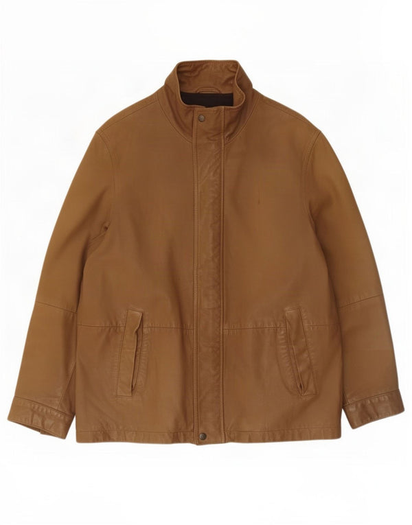 Giacca in pelle da uomo Timberland UK 36 piccola marrone