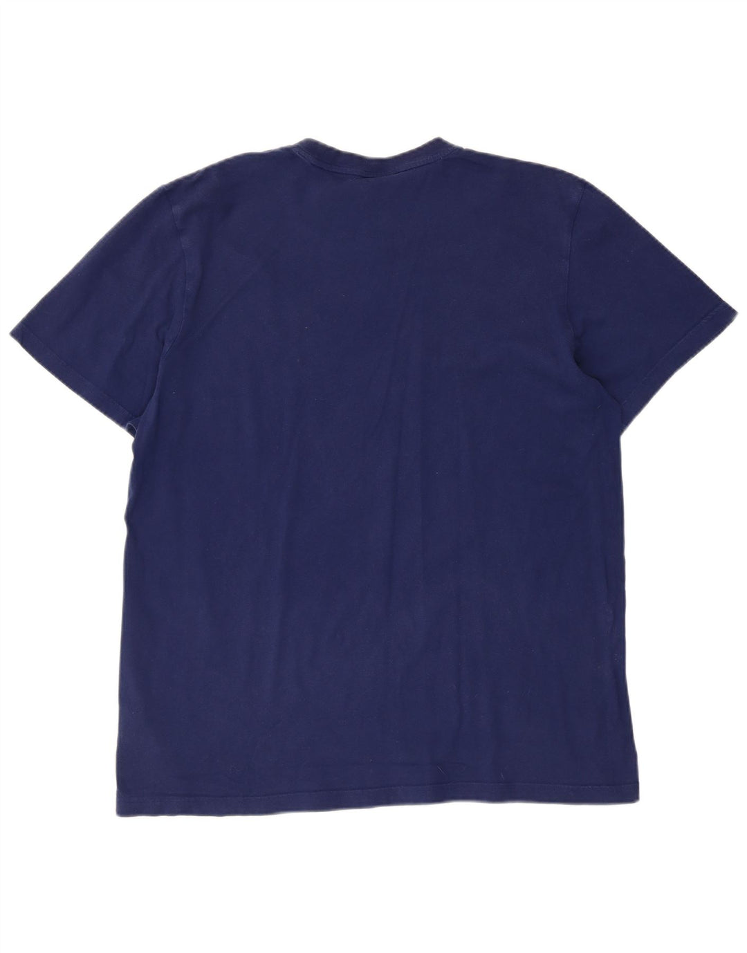T-shirt da uomo ADIDAS Top grande in cotone blu navy