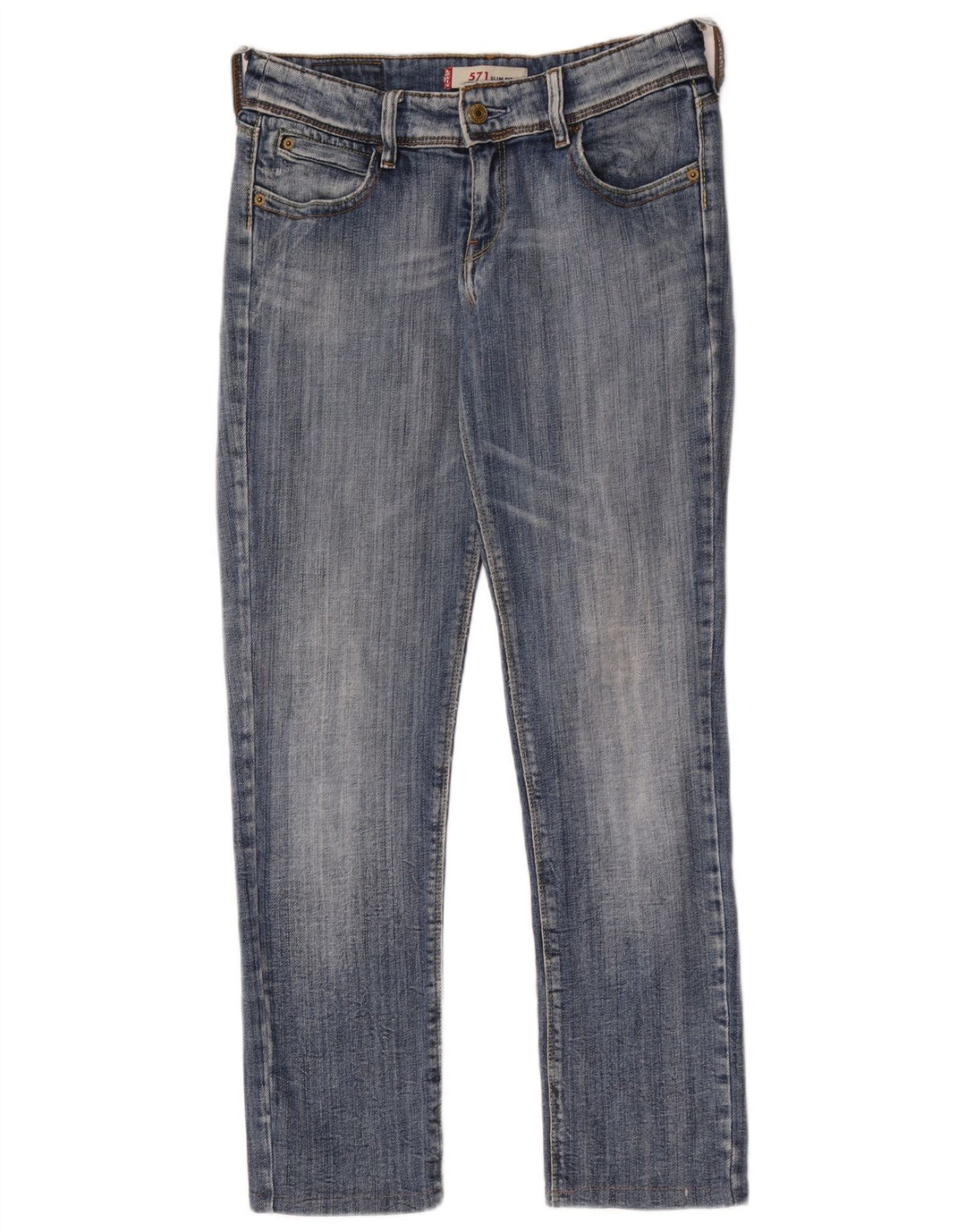 Jeans Levi's 571 Slim da donna W31 L28 in cotone blu