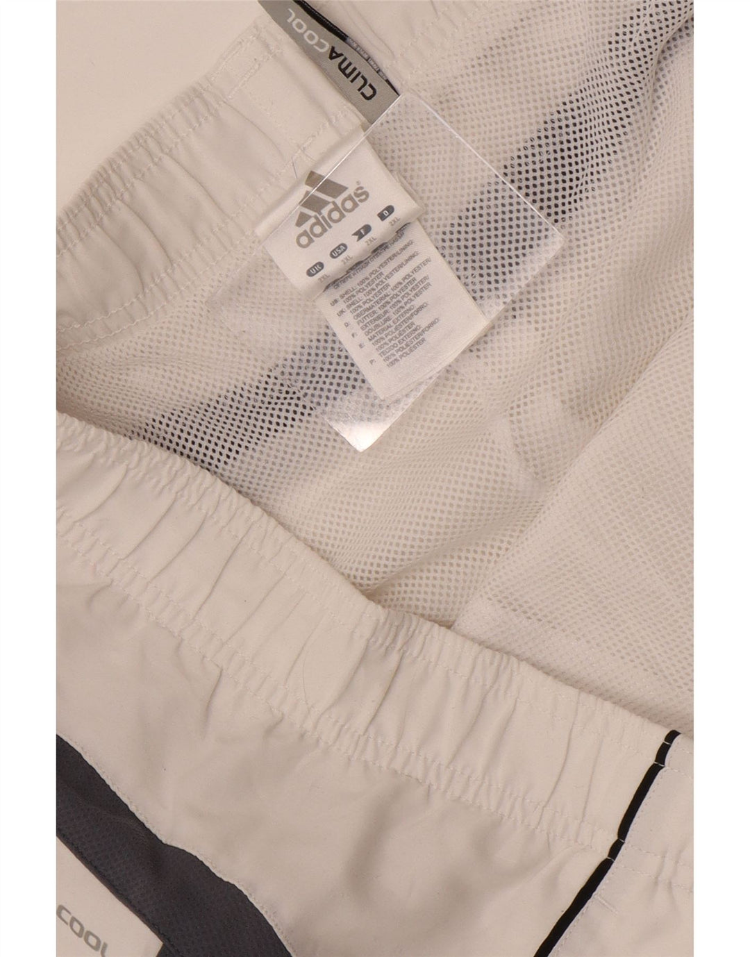 Pantaloncini sportivi Adidas Climacool da uomo 2XL poliestere bianco