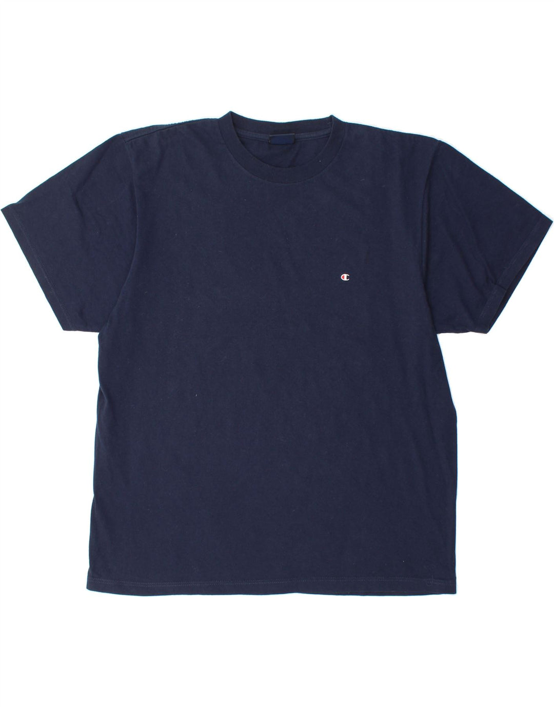CHAMPION Mens T-Shirt Top XL Navy Blue Vintage Champion and Second-Hand Champion from Messina Hembry 