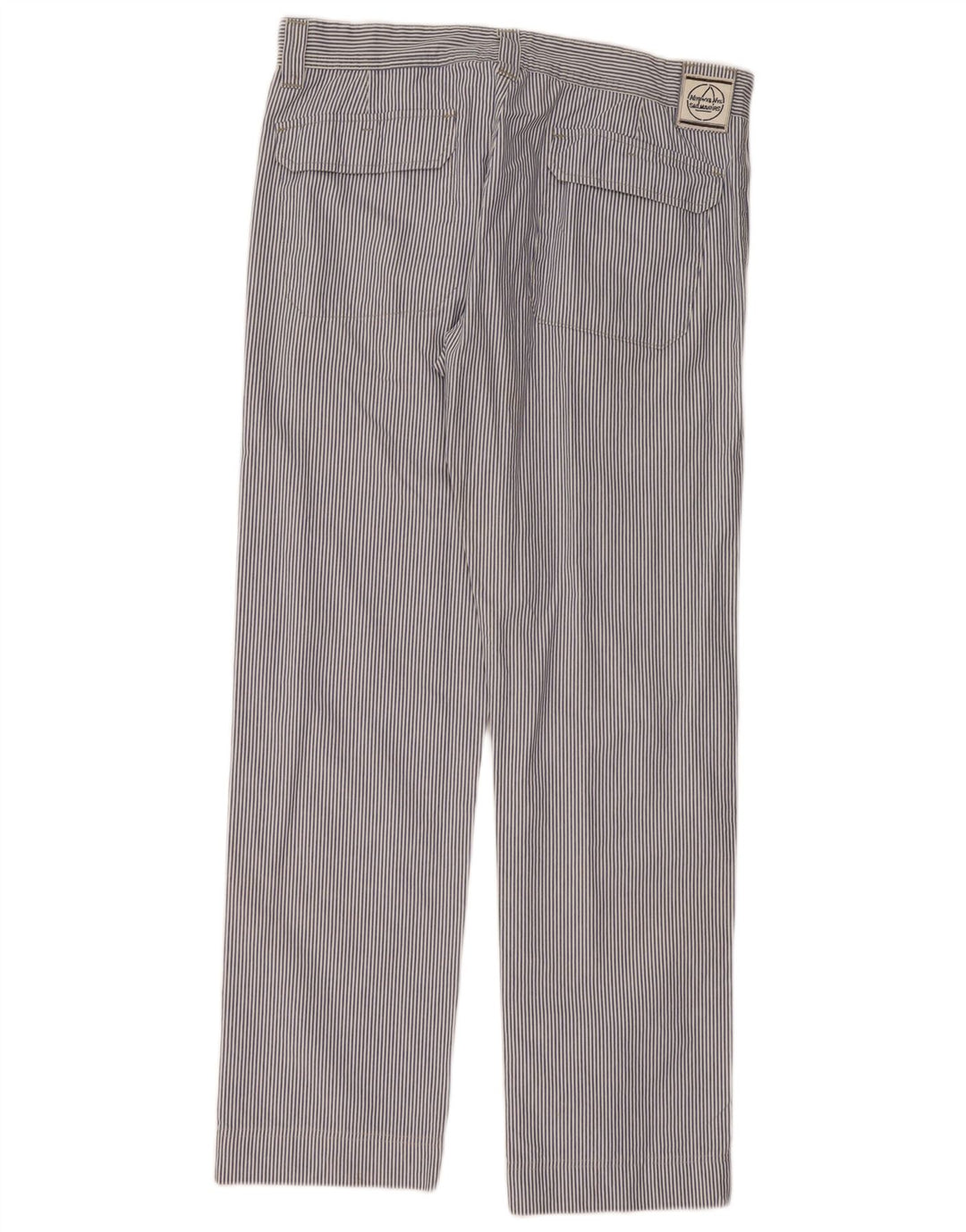 Pantaloni chino da uomo MURPHY & NYE Sailmakers W36 L32 Gessato blu